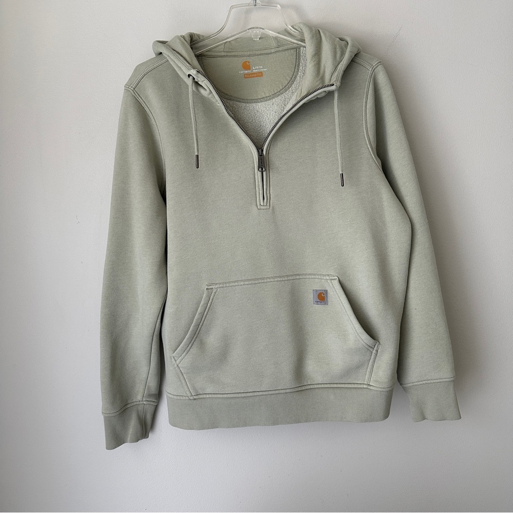 Carhartt Women’s quarter Zip Relaxed Hoodie Large